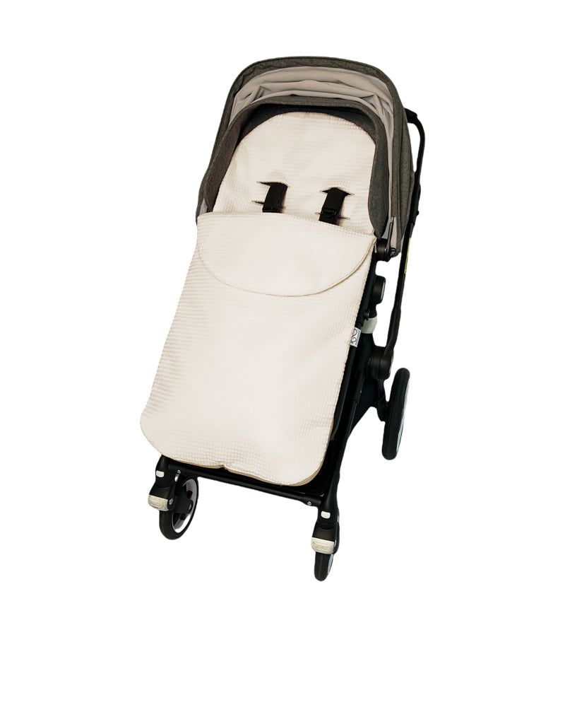 Deluxe Cotton Waffle Footmuff 2in1 Pram Liner