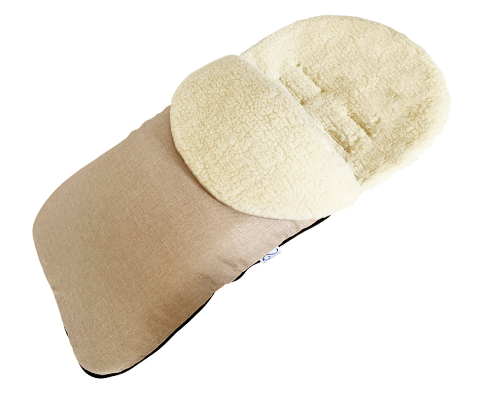 Classic Wool Footmuff 2in1 Pram Liner