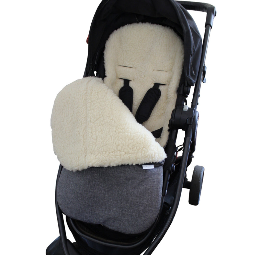 Classic Wool Footmuff 2in1 Pram Liner