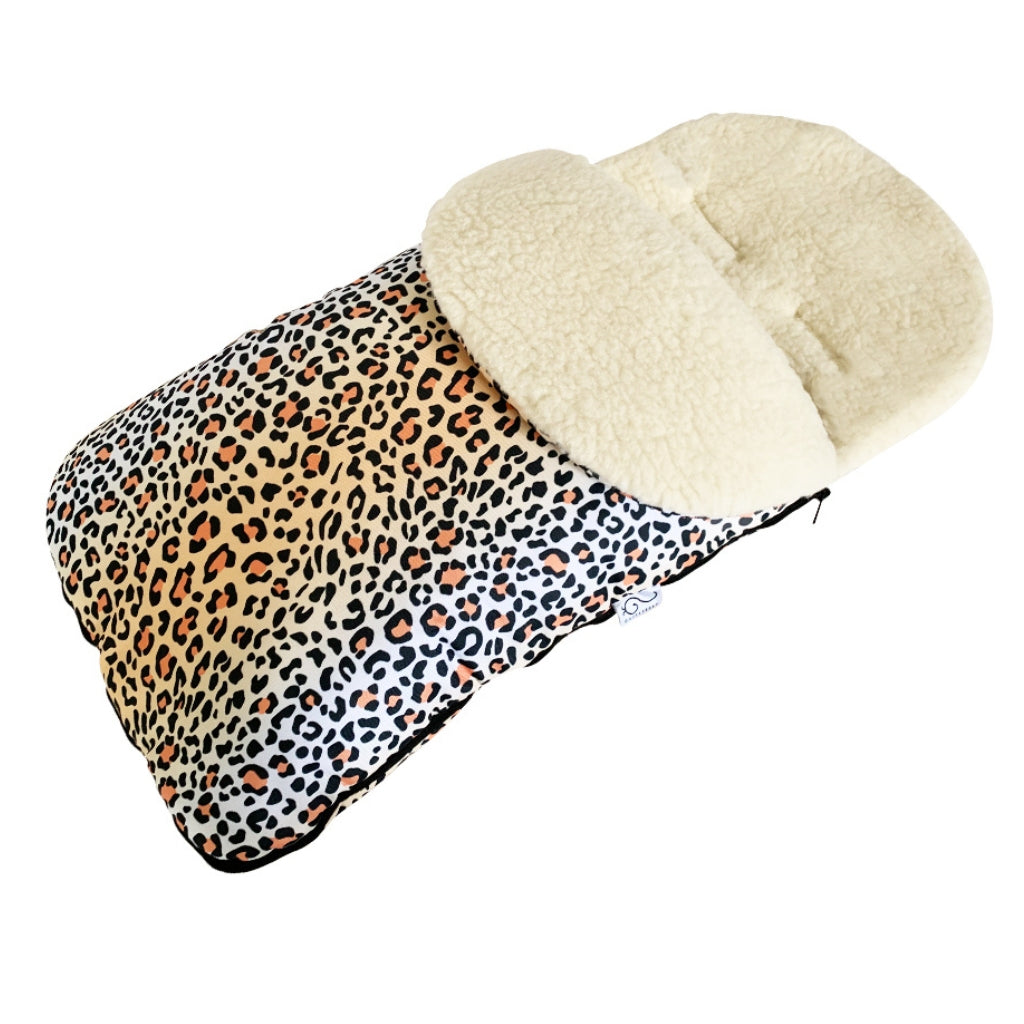 Gooseberry Wool Footmuff Pram Liner - Safari