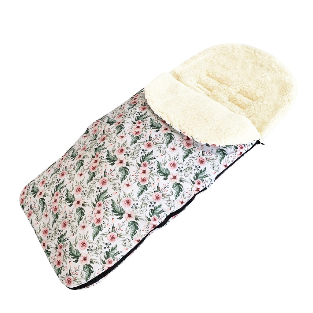 Floral footmuff hotsell